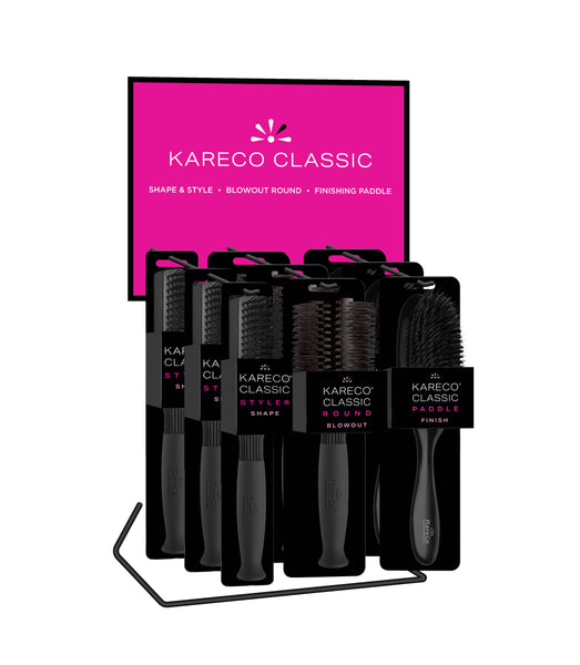 KareCo® Classic Brush Collection with Display